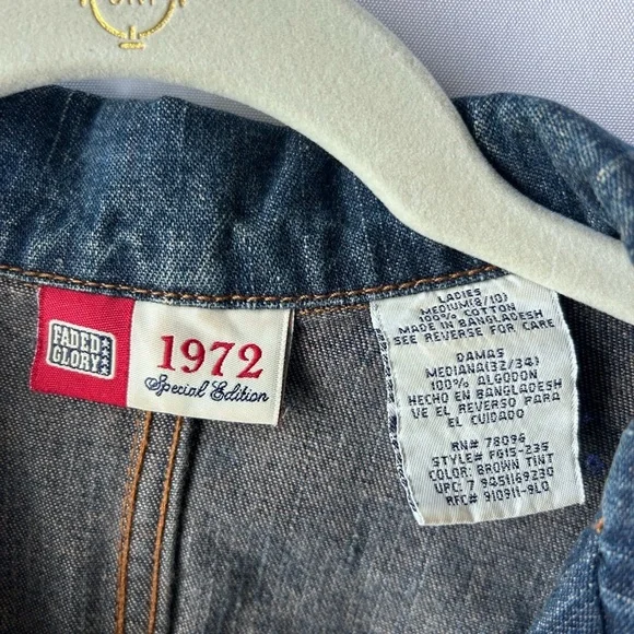 Vintage faded glory denim jacket - Picture 3 of 4